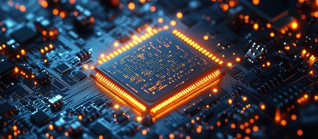 PSD 회로판 에 있는 반이는 cpu  의 클로즈업