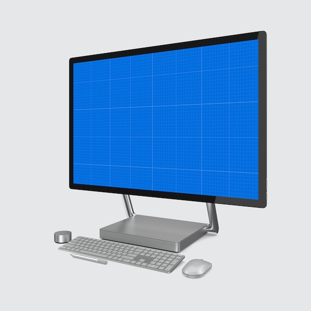 PSD computer mockup