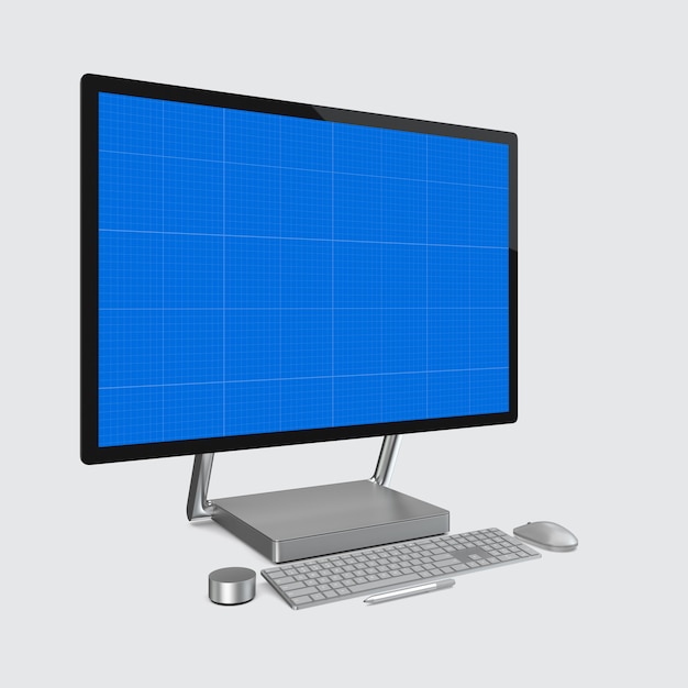 PSD computerskærm-mockup