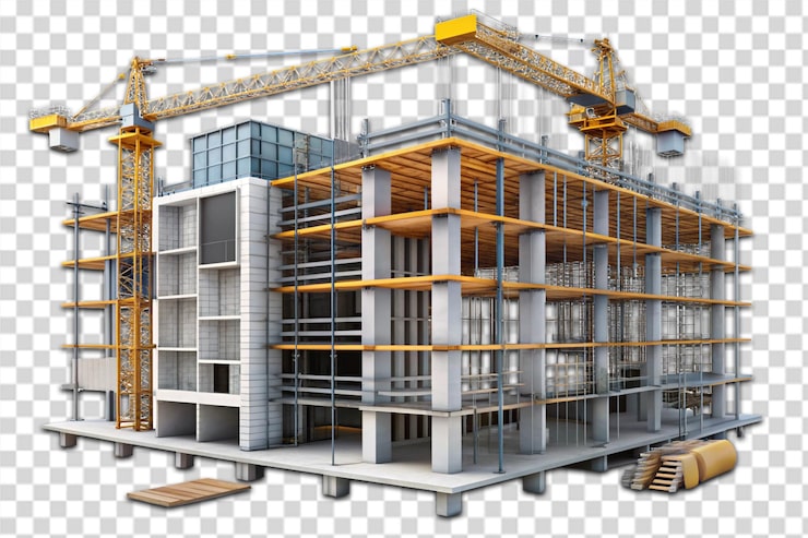 PSD construction architecture building development png