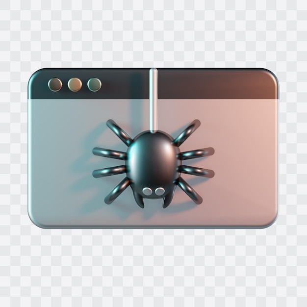 PSD dark web 3d ikon