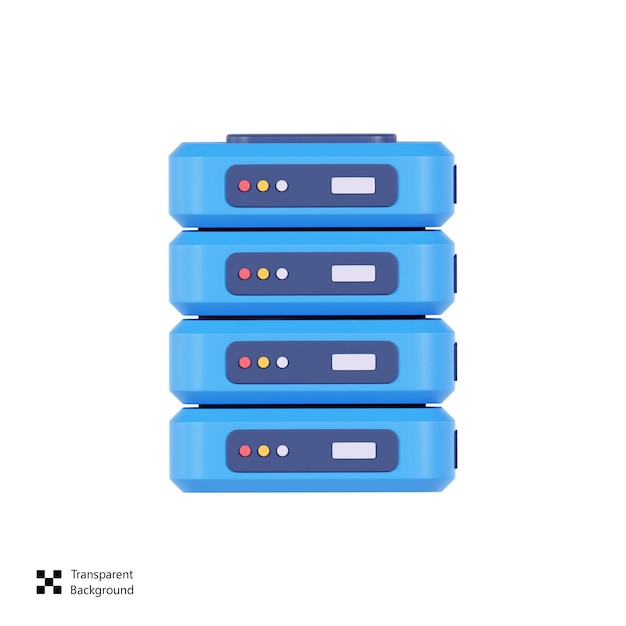 PSD data servere 3d-ikon