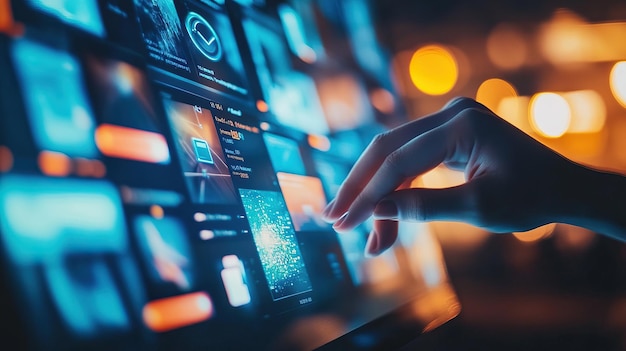 PSD digitalt interface med håndinteraktion