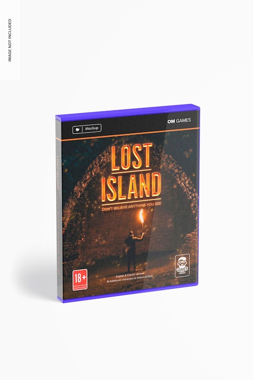 PSD dvd-kasse mockup