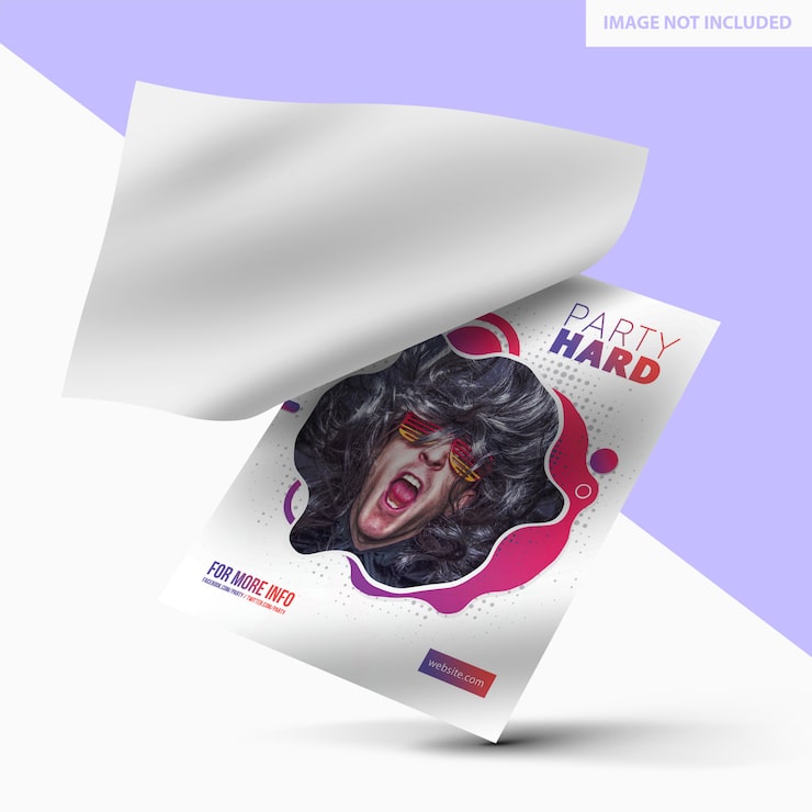 PSD dynamisk plakat mockup