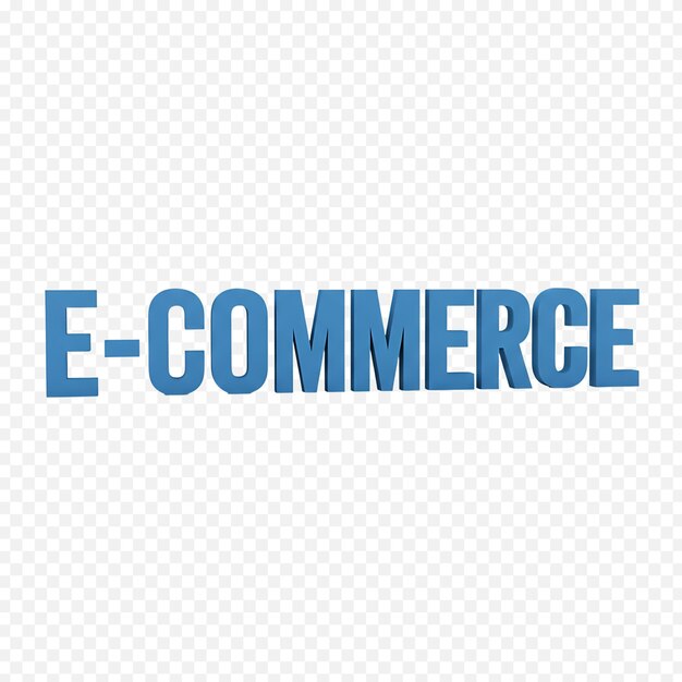 PSD e-commerce 3d teksteffect