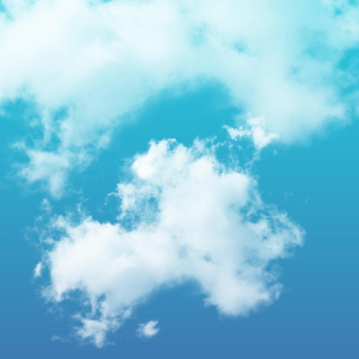 PSD een wolk met de letter e erop.