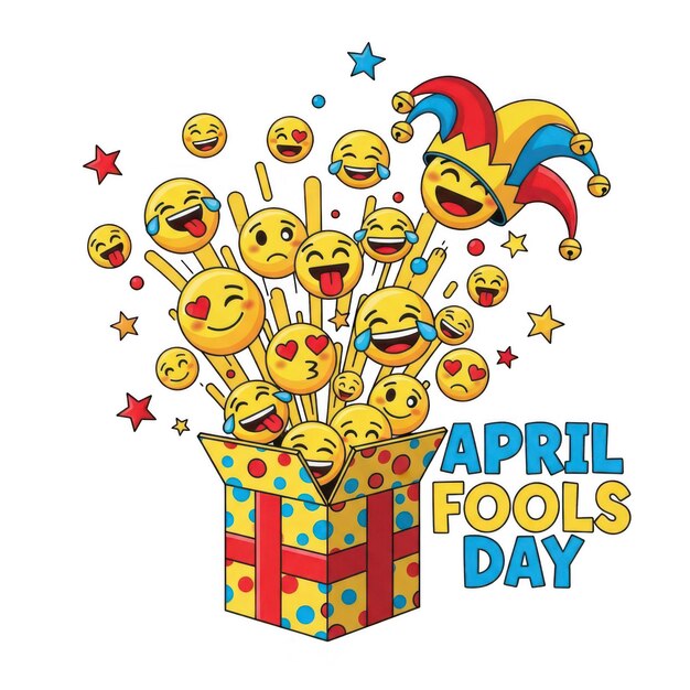 PSD fejrer aprilsnar med emojis