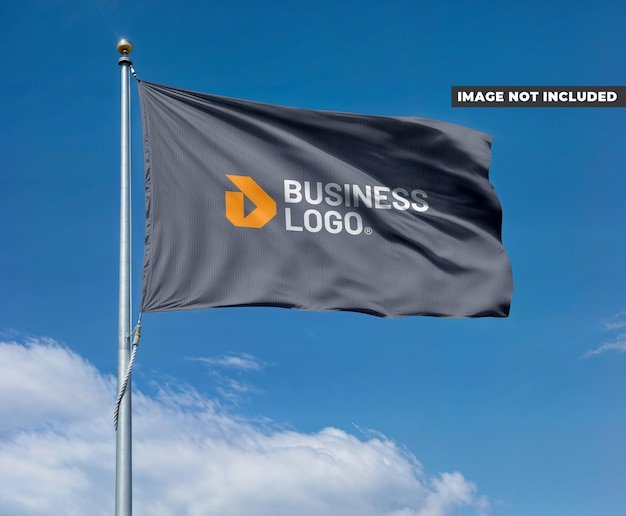PSD flagg-mockup