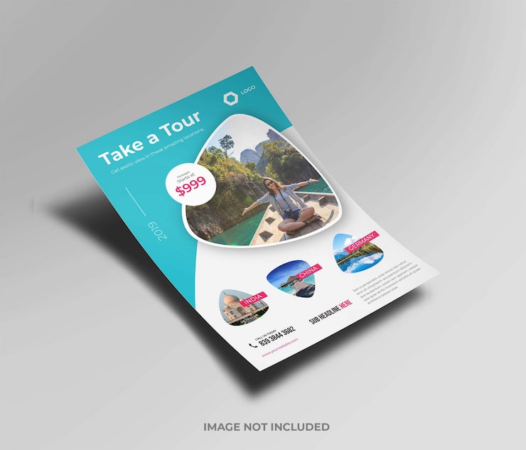PSD flyer mockup