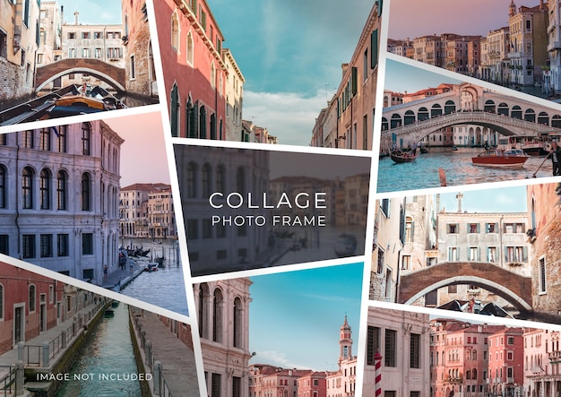 PSD foto collage mockup