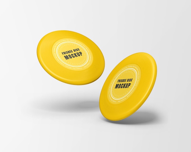 PSD frisbee-disk mockup isolert