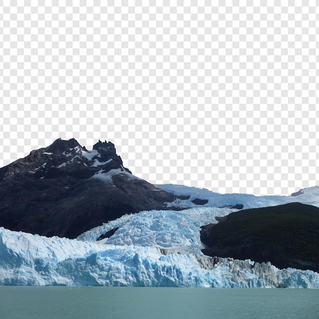 PSD glaciär och bergslandskap