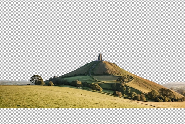 PSD glastonbury tor landskab