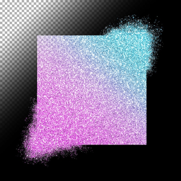 PSD glitterbaggrund på transparent baggrund