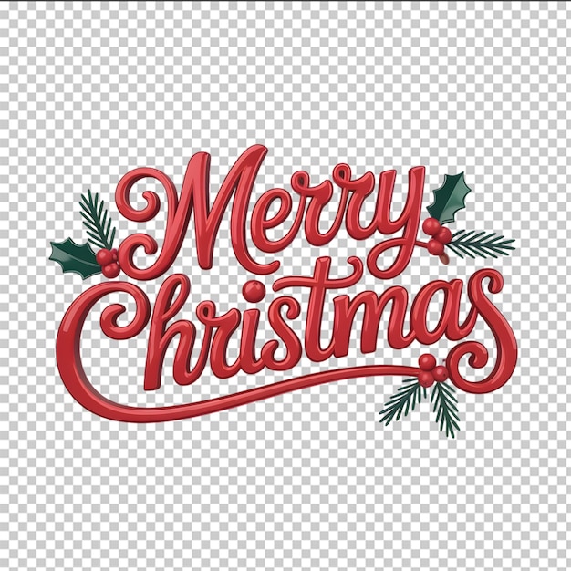 PSD god jul-tekst med dekorative elementer