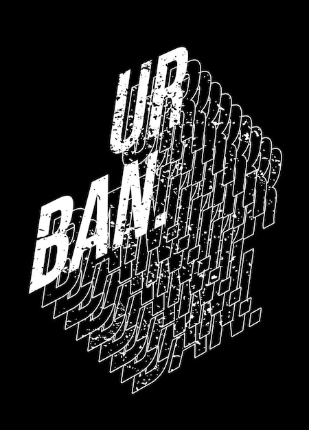 PSD gradient splatter prespective stroke urban teksteffekt