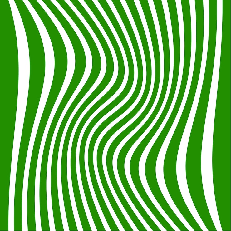 PSD groen-witte golfachtergrond