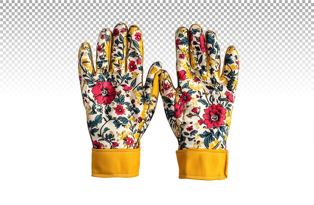 PSD havehandsker med blomstermønster