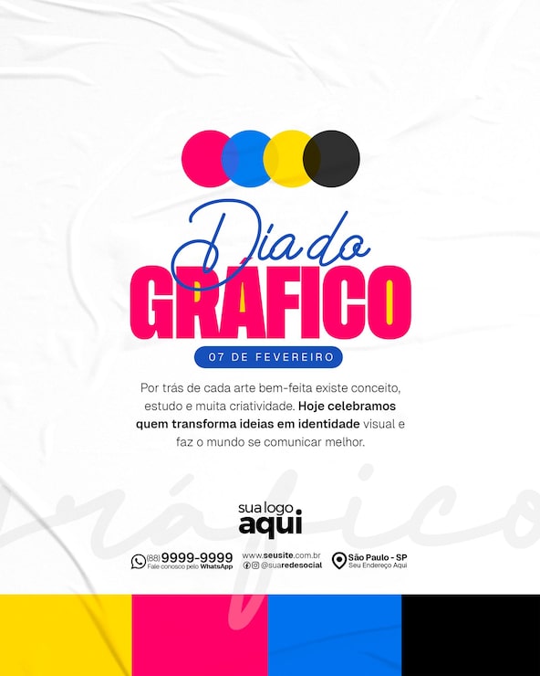 PSD hyllest til grafiske designere: en cmyk-inspirert feiring