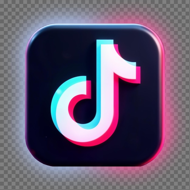 PSD icon van de app tiktok