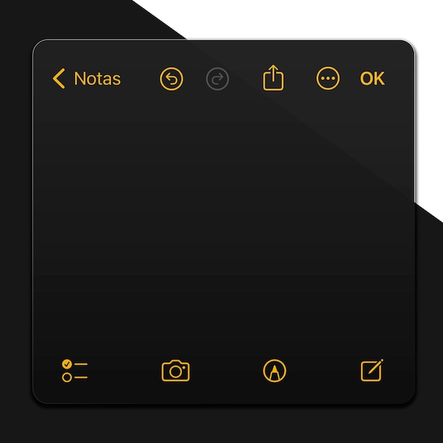 PSD iphone-noter