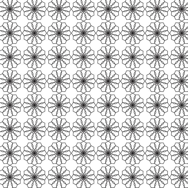 PSD islamisk geometrisk arabeskmönster