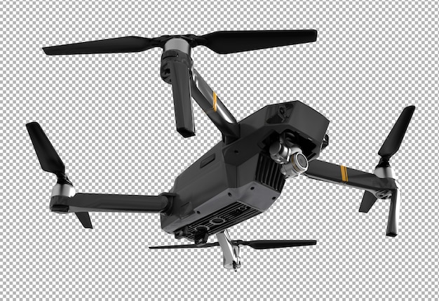 PSD isolert 3d drone render.