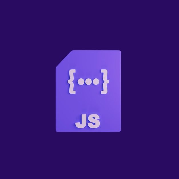 PSD javascript-filikon med kodebit i 3d