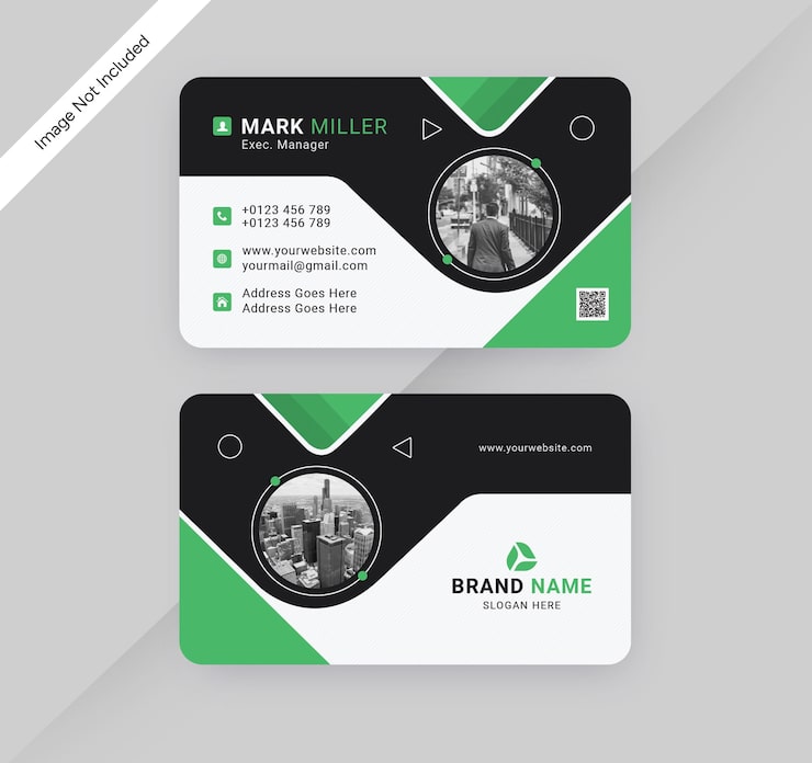 PSD kartvizit design şablonu