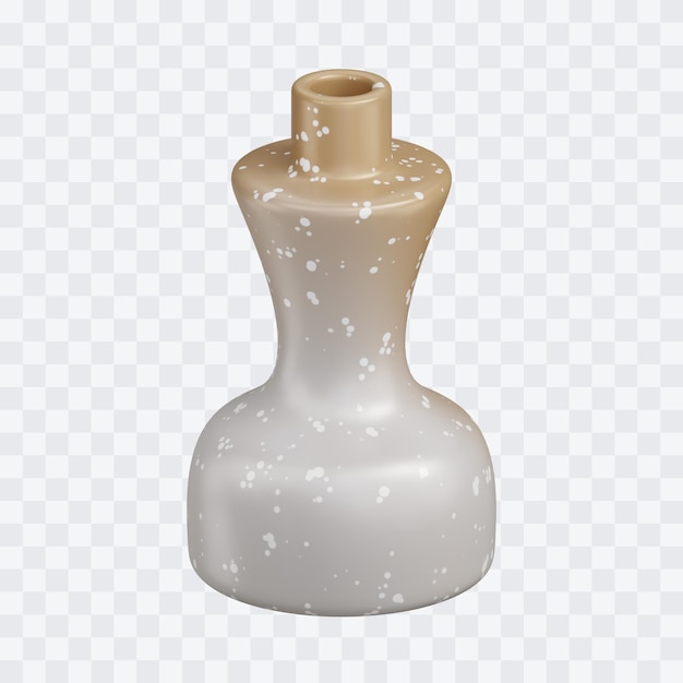 PSD keramisk vase 3d-illustrasjon