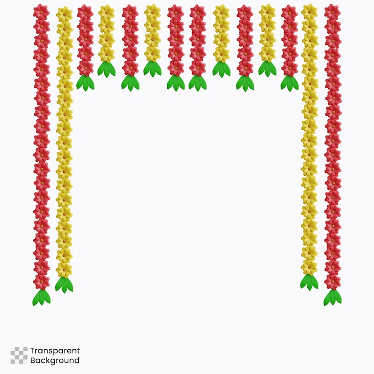 PSD kukkaseppele 3d-kuvitus