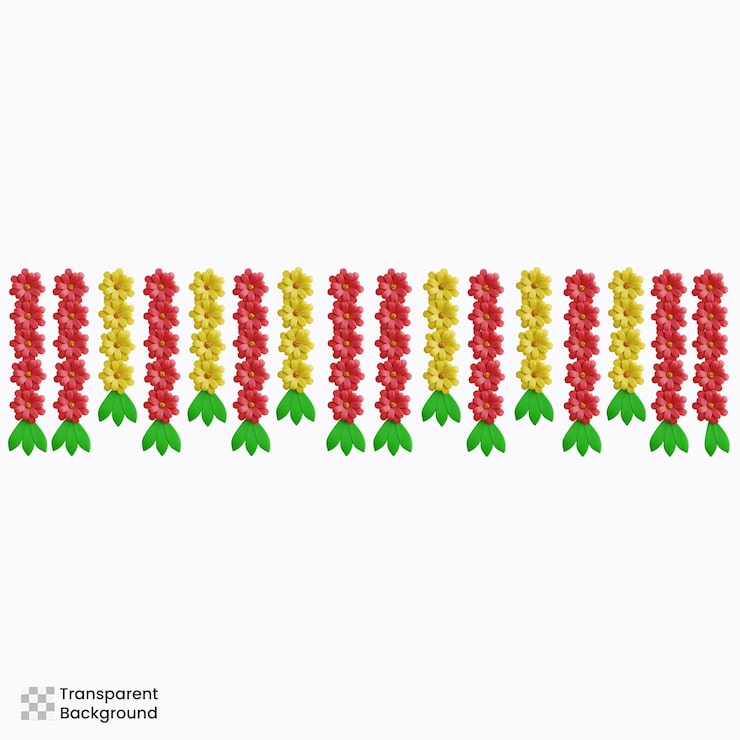 PSD kukkaseppele 3d-kuvitus