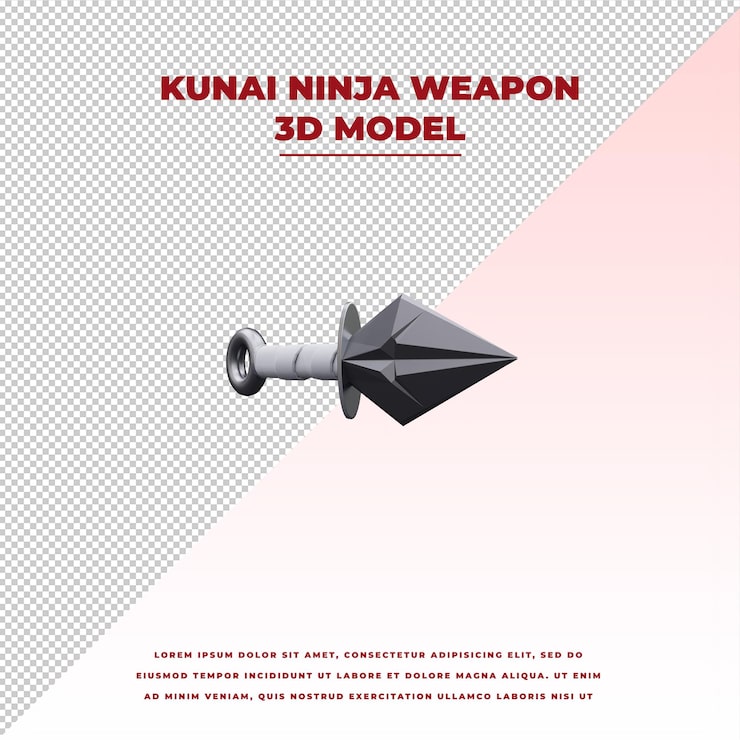 PSD kunai-ninjasease