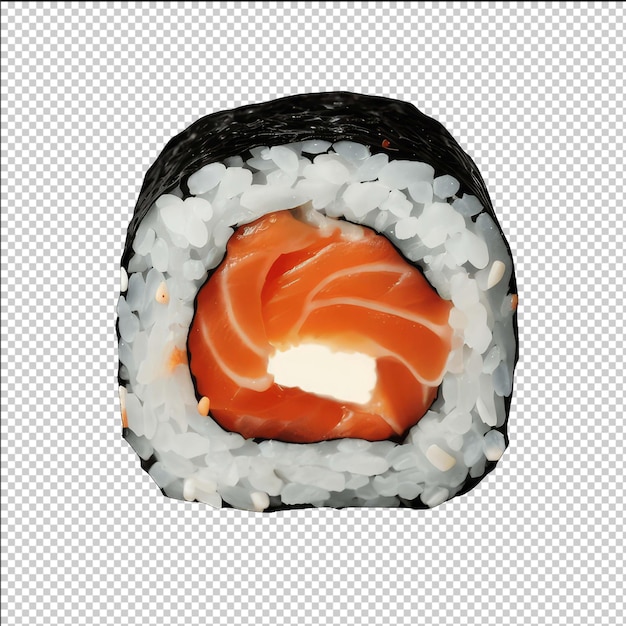 PSD kunstnerisk sushi roll illustration