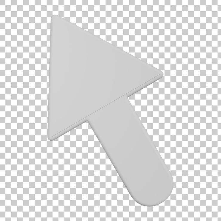 PSD kursor 3d ilustracja