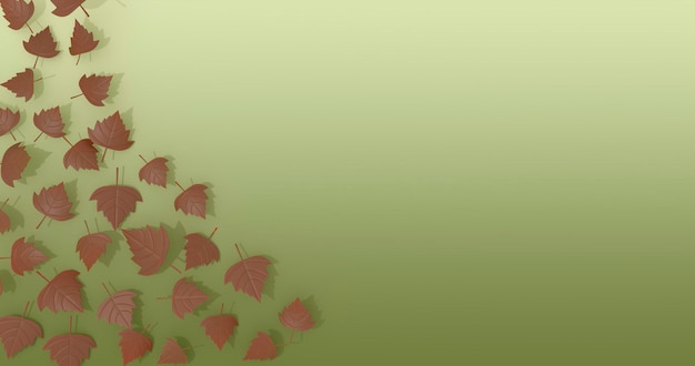 PSD leaves bakgrund