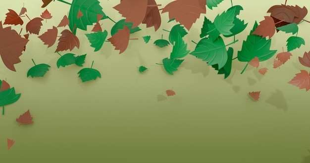 PSD leaves bakgrund