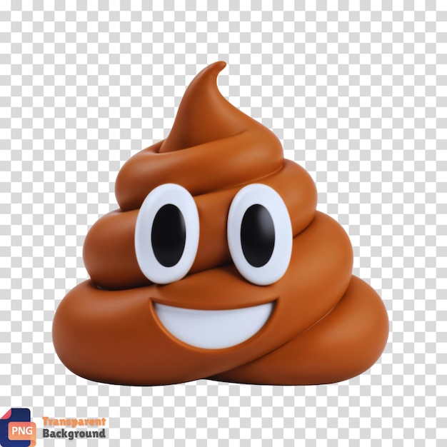 PSD leende bajs-emoji