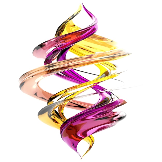 PSD levende flydende glas-twist