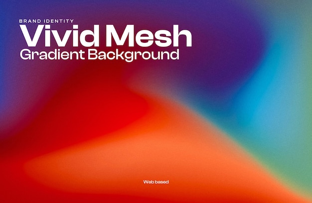 PSD levende mesh gradient baggrund