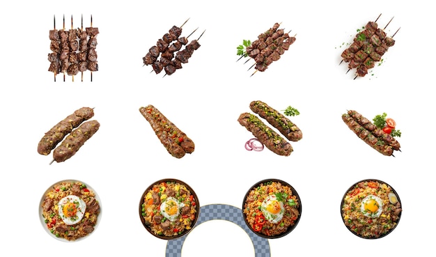 PSD lezzetli etli kebap
