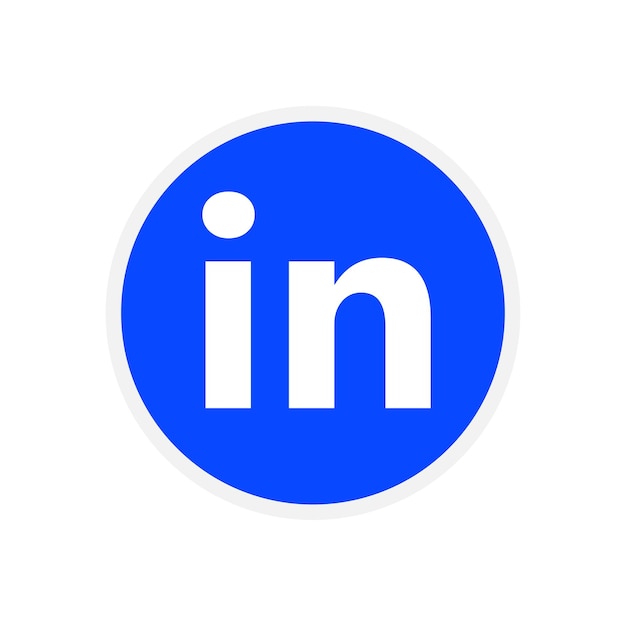 PSD linkedin logotyp