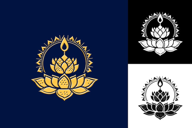 PSD logoen for den gylne lotusen