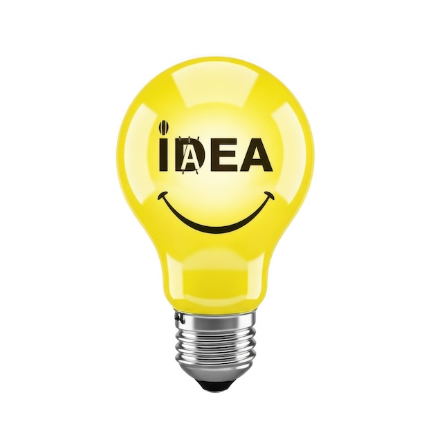 PSD lysande idéglödlampa