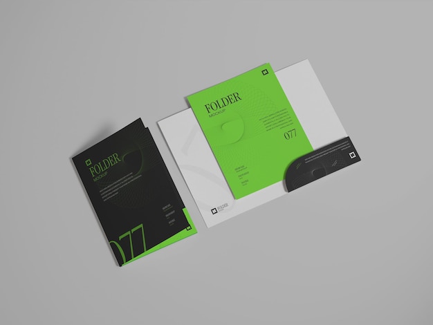 PSD mappe mockup