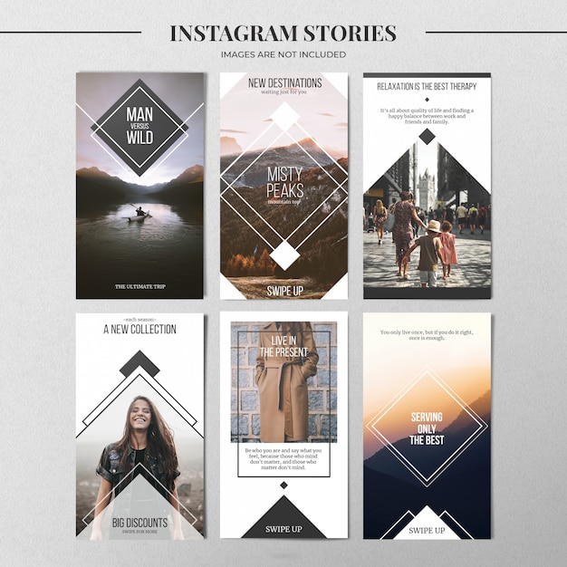 PSD minimal instagram-historiemal