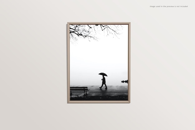 PSD mockup för fotoram