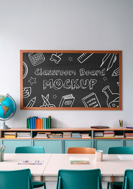 PSD mockup tablicy w klasie