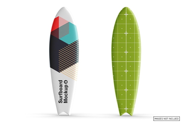 PSD modell för surfbräda i 3d-rendering